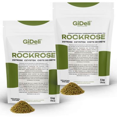 Cistus Incanus Tee 10kg Zistrosenkraut Polyphenole Naturrein Zistrosentee GiDeli