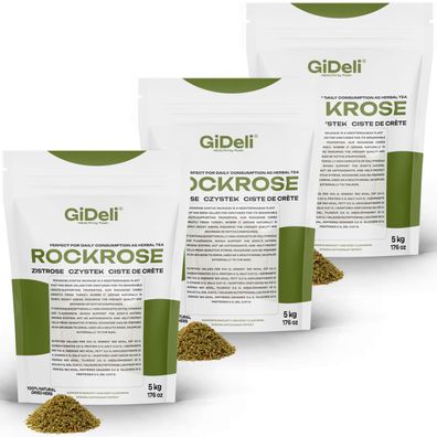 Cistus Incanus Tee 15kg Zistrosenkraut Polyphenole Naturrein Zistrosentee GiDeli