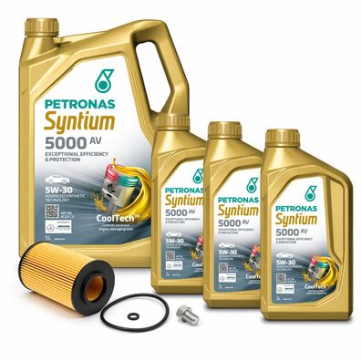 Petronas 8L 5W30 + Ölfilter für Audi Seat Skoda 1.6 2.0 TDI MAN TGE VW Crafter