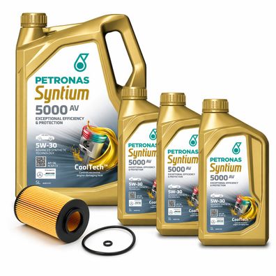 Petronas 8L 5W30 + Ölfilter für Audi Seat Skoda 1.6 2.0 TDI MAN TGE VW Crafter