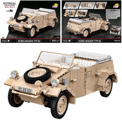 COBI 2803 Historical Collection WW2 Kübelwagen Personenkraftwagen Typ 82