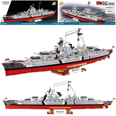 COBI 4860 Historical Collection WW2 Schlachtschiff Bismarck (1:300)