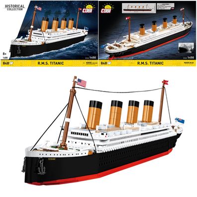 Cobi 1688 RMS Titanic Passagier-Dampfer Schiff Bausatz 1:450