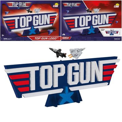 COBI 5925 Top Gun Logo Klemmbaustein Set