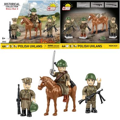 COBI 2062 Historical Collection WW2 Polish Uhlans Figuren Set