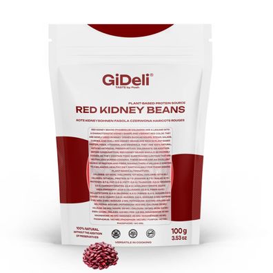 Kidneybohnen Rote Bohnen 100g Getrocknet Vegan Protein Ballaststoffreich GiDeli