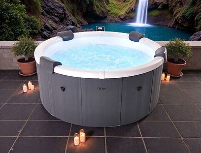 MSpa Whirlpool NEU DENVER XXL 2026 inkl. App, LED, Hydromassage - 182 cm