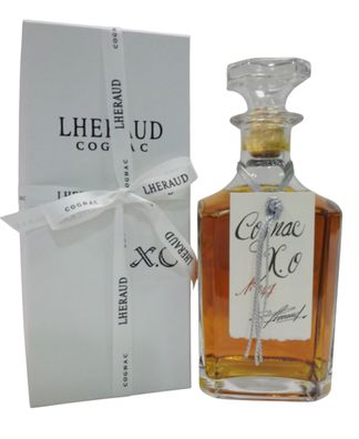 Cognac Lheraud X.O. Prince Karaffe in Geschenkpackung
