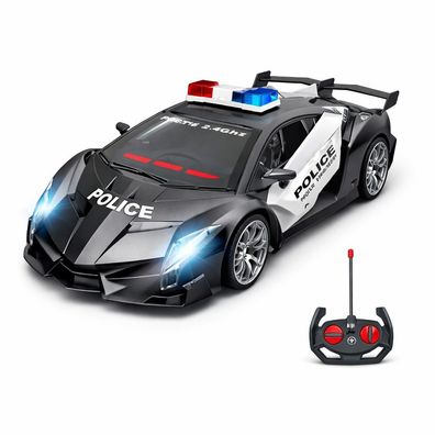 RC Polizeiauto 2.4GHz ferngesteuert Kinder Auto mit Licht Spielzeug Neu