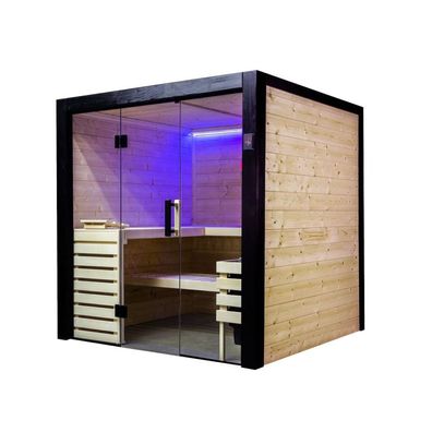 Harvia Family Medium Saunakabine Massivholzsauna aus Fichte 196x159x204 cm