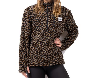 EIVY Women Fleece Techlight Halfzip leopard