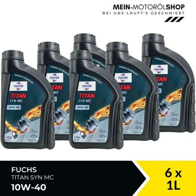 Fuchs Titan Syn MC 10W-40 6x1 Liter