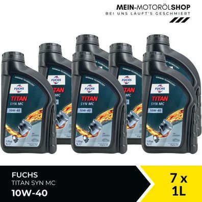 Fuchs Titan Syn MC 10W-40 7x1 Liter