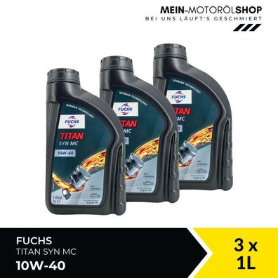 Fuchs Titan Syn MC 10W-40 3x1 Liter