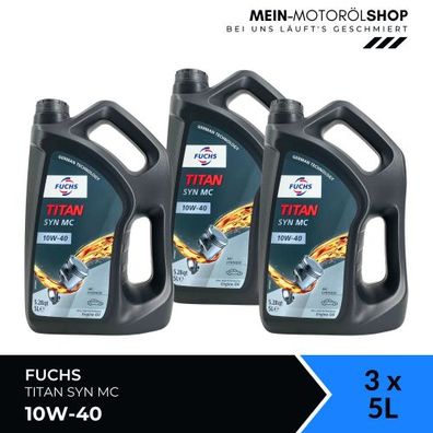 Fuchs Titan Syn MC 10W-40 3x5 Liter
