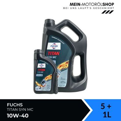 Fuchs Titan Syn MC 10W-40 5 + 1 Liter