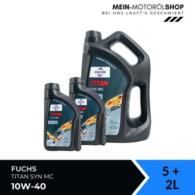 Fuchs Titan Syn MC 10W-40 5 + 2 Liter