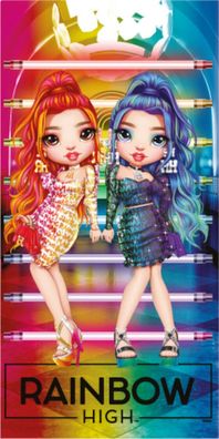 Rainbow High Badetuch Handtuch Strandtuch Duschtuch RBH232021 70 x 140 cm