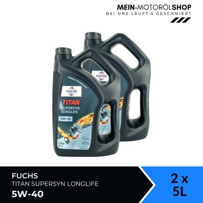 Fuchs Titan Supersyn Longlife 5W-40 2x5 Liter