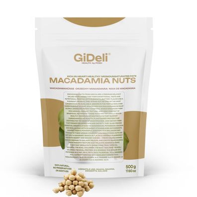 Macadamianüsse Bruch 500g Macadamia Ungesalzen Rohkost Kerne Müsli Backen GiDeli