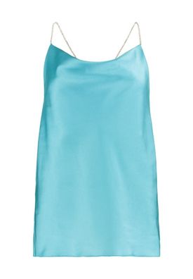 Hailys Satin Top Maya mit Glitzerträgern