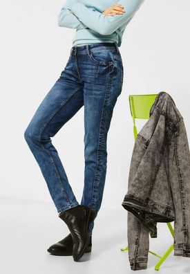 CECIL Jeans Charlize mit Galon Schmucksteinen L32