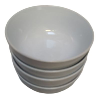 4er Müslischalen Set 750 ml 6 Pers. Salat-/Suppenschale weiß 31469