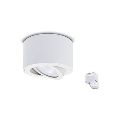Aufbauspot OH36 Deckenleuchte RUND Farbe WEIß Deckenstrahler IP20 LED Spotlight