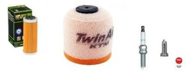Wartungssatz ?lftilterset Z?ndkerze spark splug passt an Ktm Freeride 350 12-17
