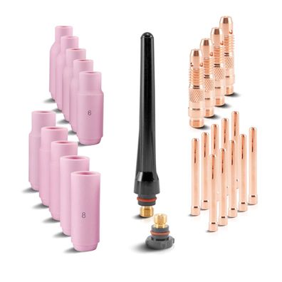 Stahlwerk Verschleißteile Set WIG TIG 26 Teile Schweißzubehör