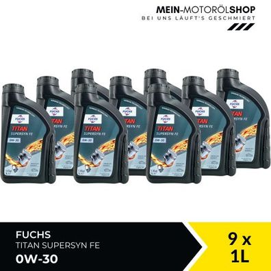 Fuchs Titan Supersyn FE 0W-30 9x1 Liter