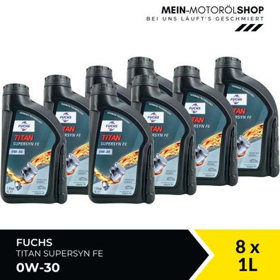 Fuchs Titan Supersyn FE 0W-30 8x1 Liter