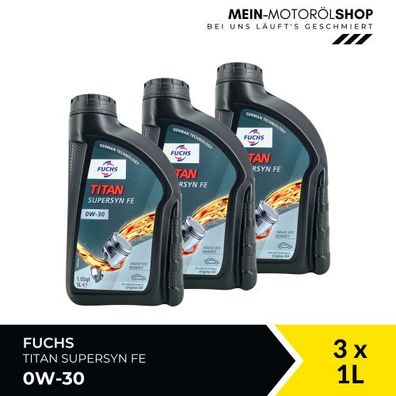 Fuchs Titan Supersyn FE 0W-30 3x1 Liter