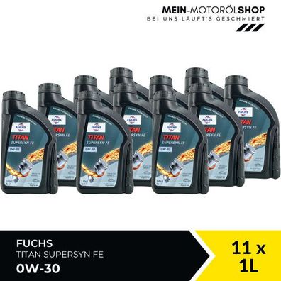 Fuchs Titan Supersyn FE 0W-30 11x1 Liter