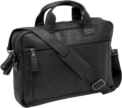 NEW LOOXS Schultertasche "Leather Luko"Volumen: 7,5 l, Maße