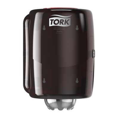 Tork 659008 Innenabrollungsspender M2 Papierwischtécher Rot Schwarz