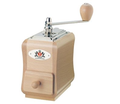 Zassenhaus Kaffeeméhle Santiago Holz natur 20 cm Schublade 040098