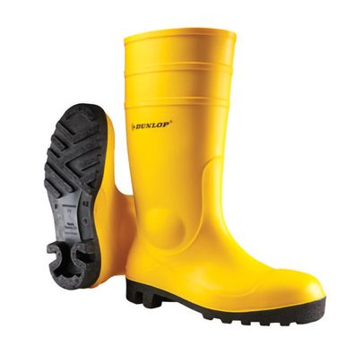DUNLOP Protomastor 142YP Schutz-Gummistiefel Gelb Größe 44 EU