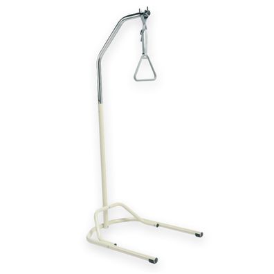 GIMA Vaimas Bettgalgen aus Stahl mit Dreieckgriff 3 Höhenverstellungen