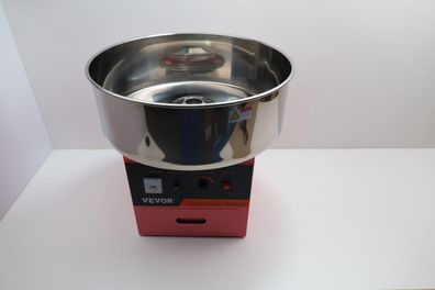 VEVOR Zuckerwattemaschine 1000 W Edelstahl Rosa mit Schublade Defekt