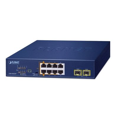 Planet 8-Port PoE+, Desktop Switch GSD-1022UP