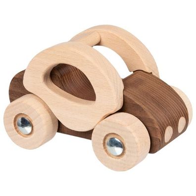 Auto goki nature aus Holz unlackiert Holzauto ab 2 Jahren, 55867