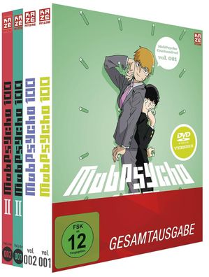 Mob Psycho 100 - Staffel 1&2 - Gesamtausgabe - Bundle - DVD - NEU