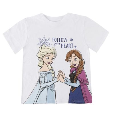 Disney Frozen Kurzarmshirt Kinder Baumwollshirt Freizeit Sommer Kleidung