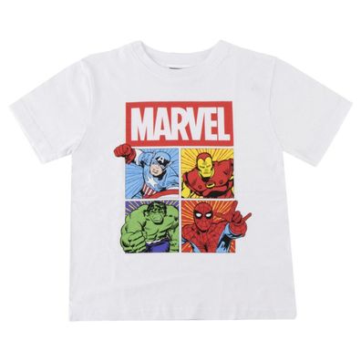 Marvel Kurzarmshirt Kinder Baumwollshirt Freizeit Sommer Kleidung