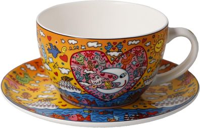 Goebel James Rizzi The Romance of the Sea Tee-/ Cappuccinotasse | Art.-Nr. 2610363