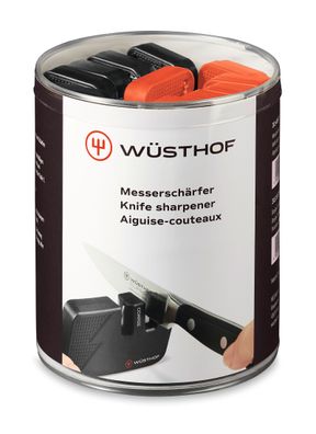 Wüsthof Messerschärfer Display 12x schwarz & 12x rot / Knife Sharpener Display