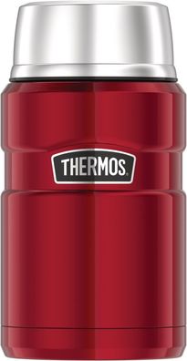 Thermos Stainless KING FOOD JAR 0,71 l Thermobecher – Vorteilsset mit Reinigungsbü