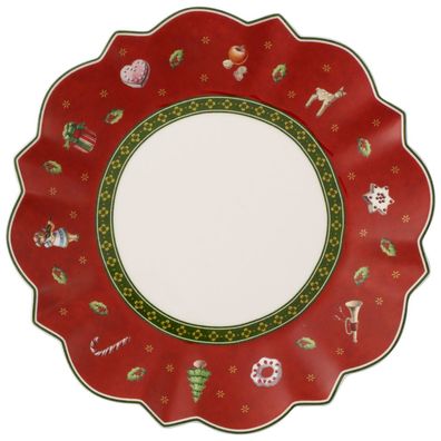 Villeroy & Boch – Toy's Delight Brotteller rot 179 mm – Premium Porcelain – Art.-N