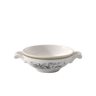 Villeroy & Boch Vorteilset 6 Stück Audun Ferme Suppen-Obertasse Premium Porcelain